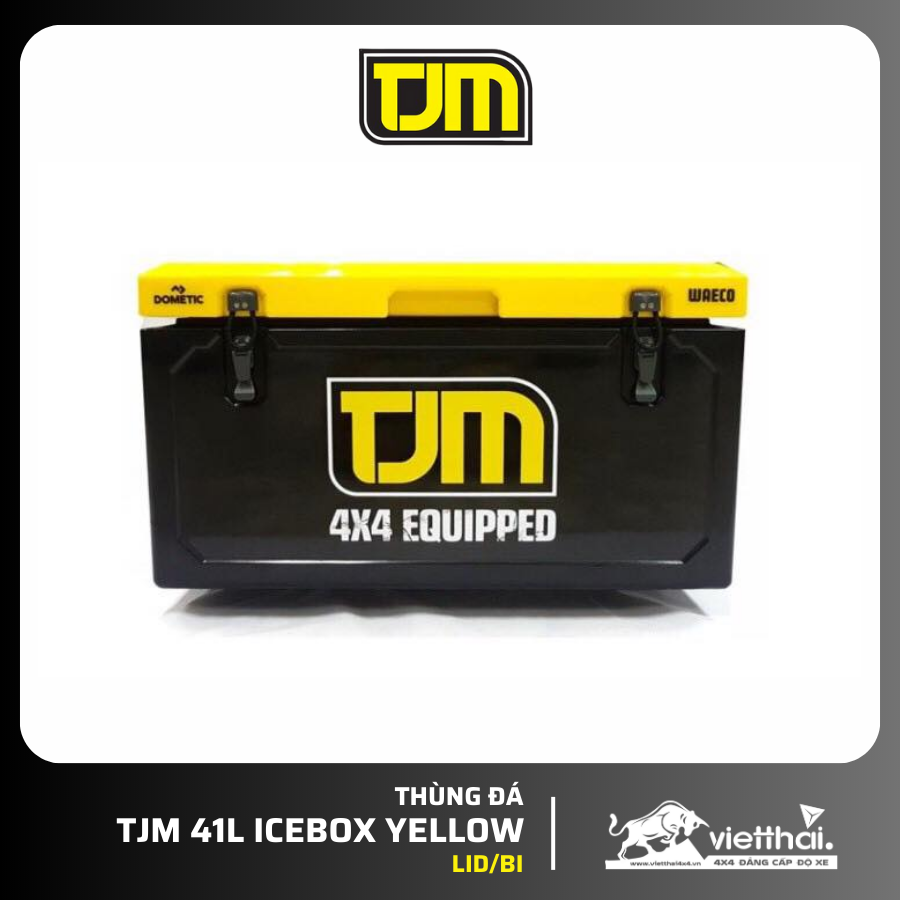 Thùng đá TJM 41L Icebox Yellow LID/BI